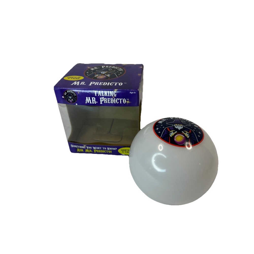 Talking Mr Predicto Fortune Telling Ball Ask Yes or No Question Lights Up‎ Read